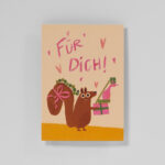 Postkarte Eichhörnchen Für Dich