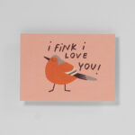 Postkarte I Fink I Love You