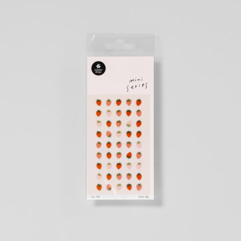 Mini Series Aufkleber 130 Erdbeeren