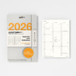 Kalender zum Einkleben 2026 – Jahresübersicht