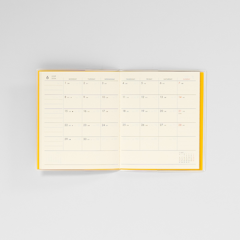 Monatskalender 2026 / Diary Nähe Square – Bild 9