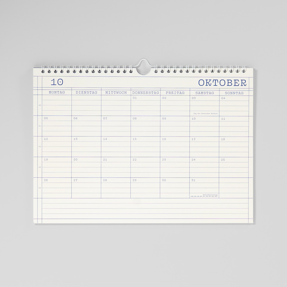 Eisenhauer Monatskalender 2026 für Tisch und Wand / A4 – Bild 4