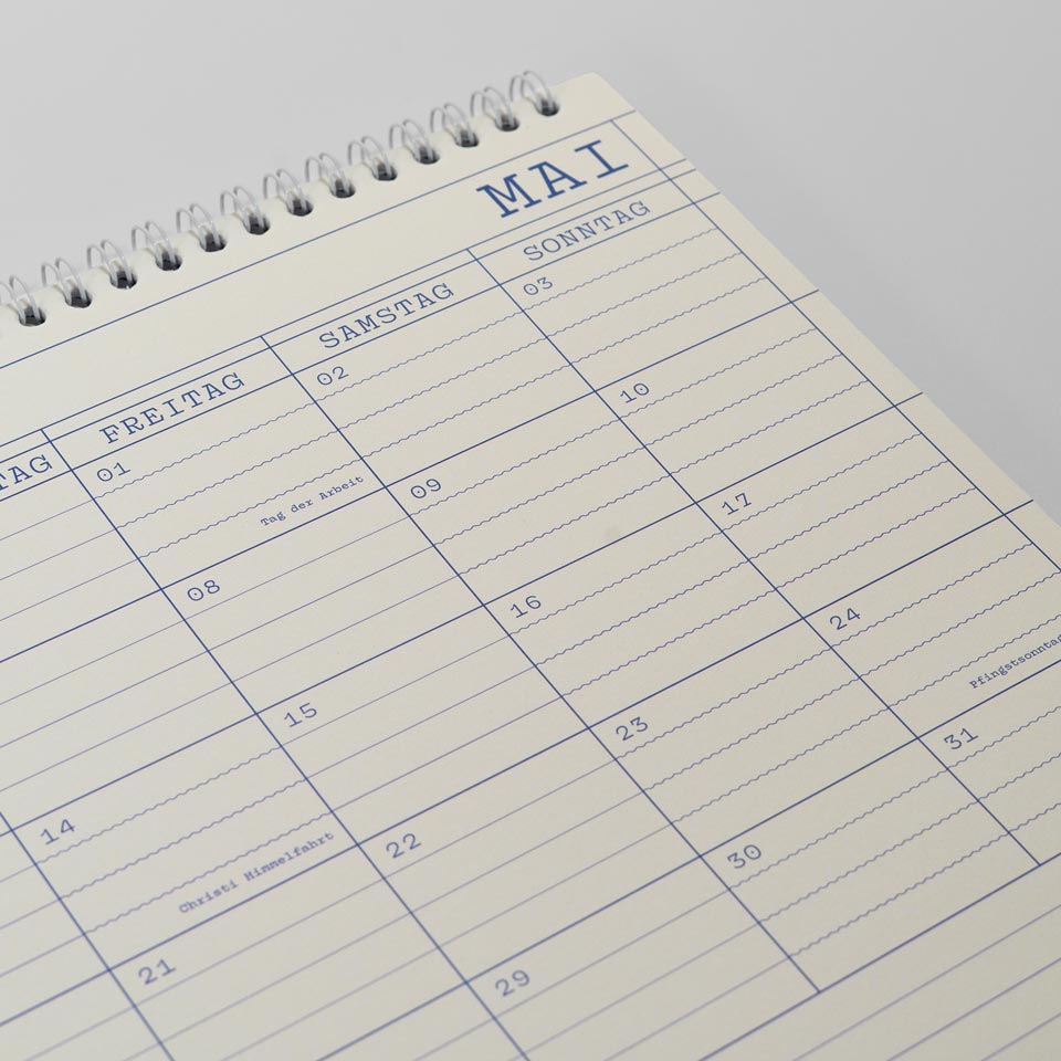 Eisenhauer Monatskalender 2026 für Tisch und Wand / A4 – Bild 11