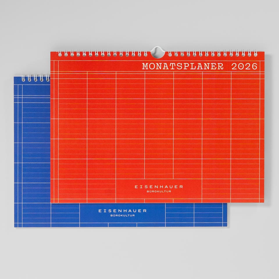 Eisenhauer Monatskalender 2026 für Tisch und Wand / A4
