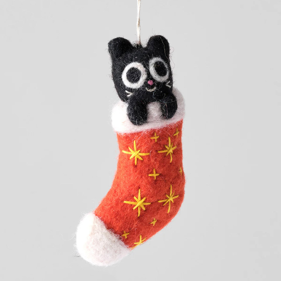 Filzanhänger – Katze Viv – Bild 2