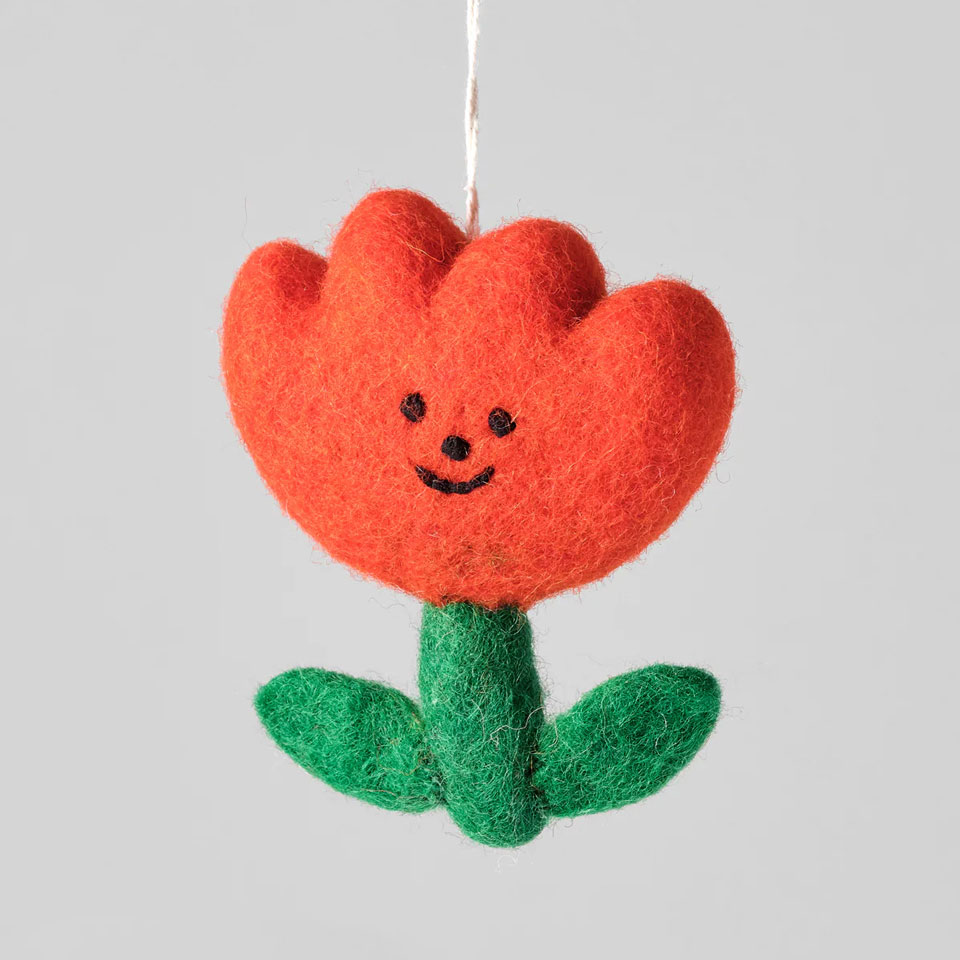 Filzanhänger – Blume
