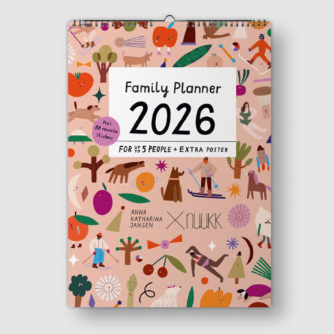 Nuukk Familienkalender 2026 / Ponys und Picknick