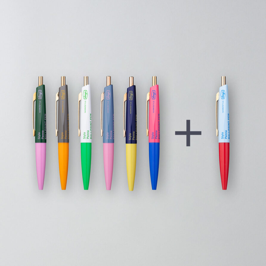 Mini Kugelschreiber Anterique 6 + 1 Stift gratis – Bild 2