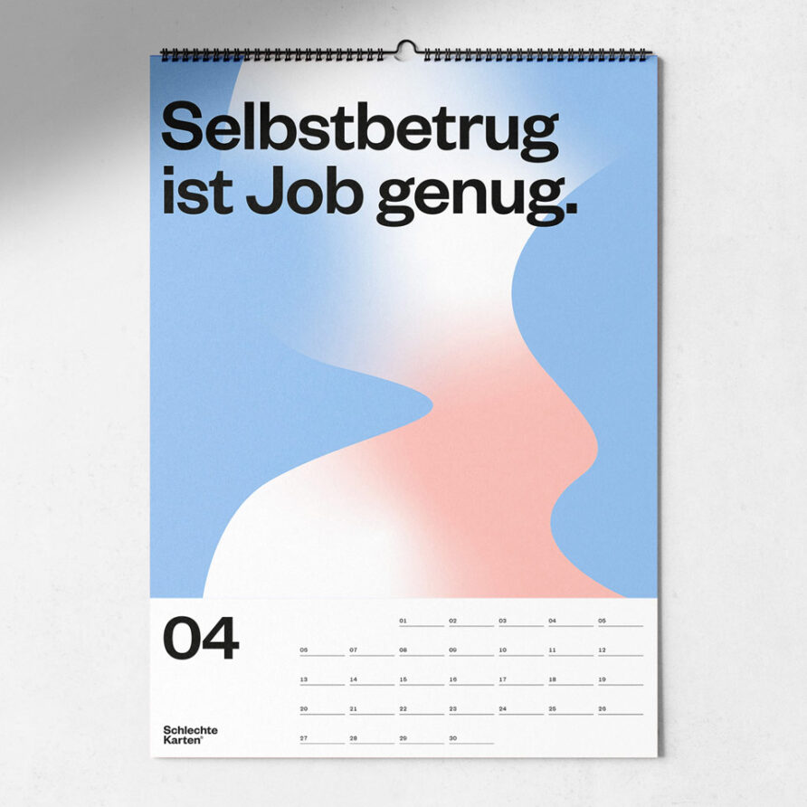 demotivierender Wandkalender 2026 – Bild 2