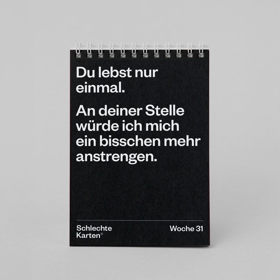 Demotivierender Tischkalender 2026 – Bild 3