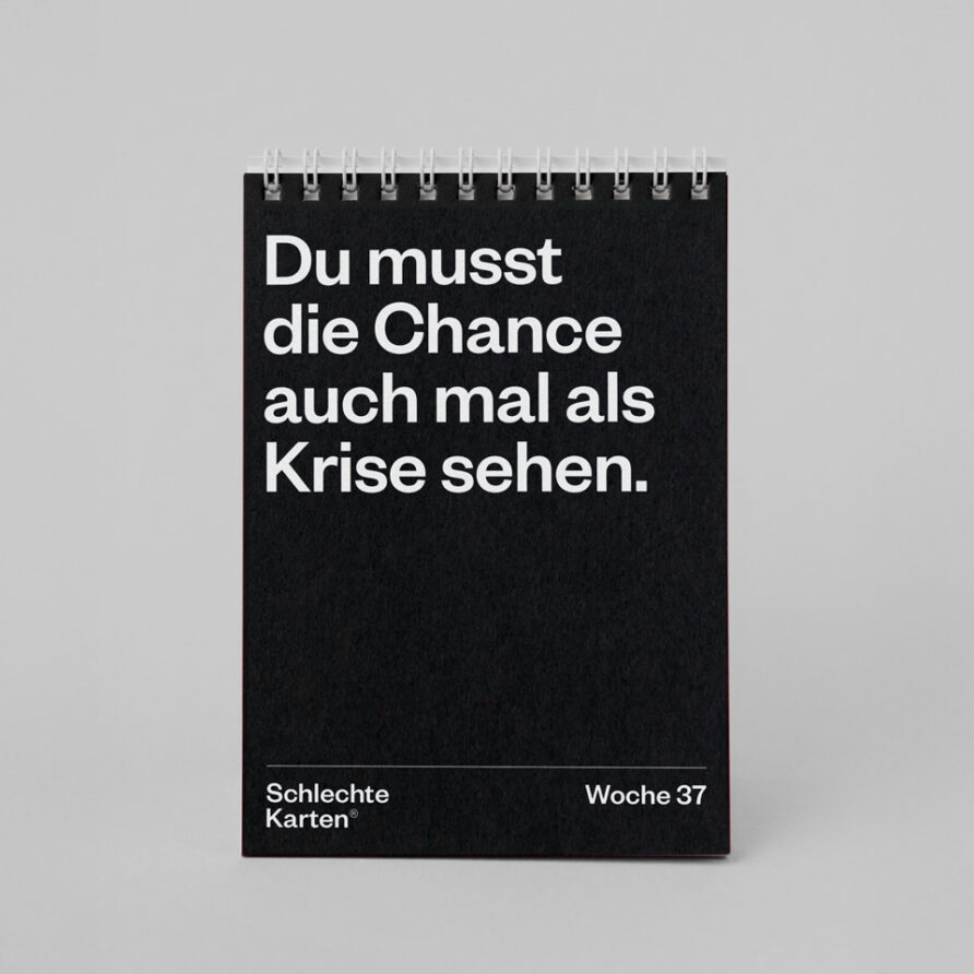 Demotivierendes Set: Tischkalender 2026 + Block – Bild 2