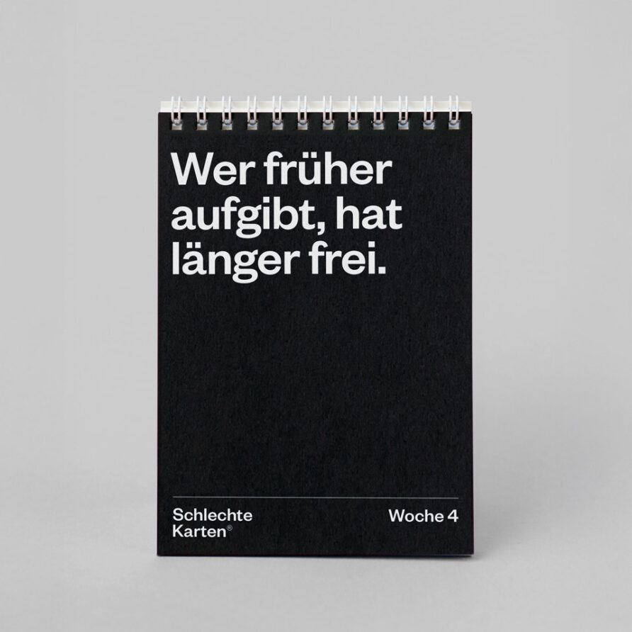 Demotivierendes Set: Tischkalender 2026 + Block – Bild 3