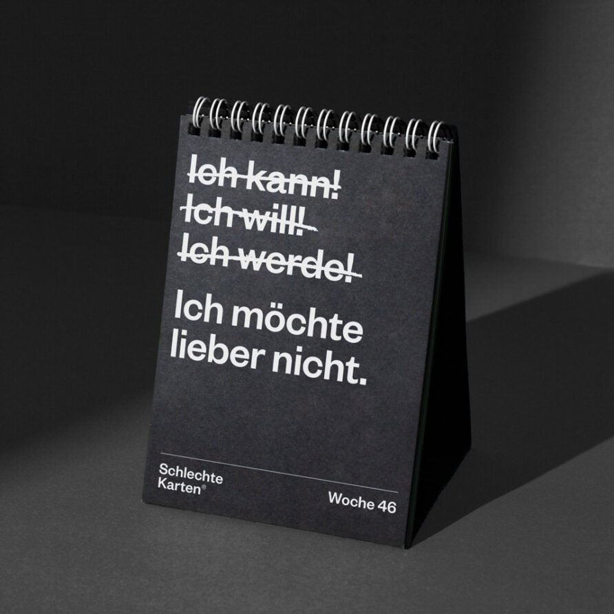 Demotivierendes Set: Tischkalender 2026 + Block – Bild 5