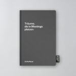 Oh No Notes Notizbuch dunkelgrau / Träume, die in Meetings platzen