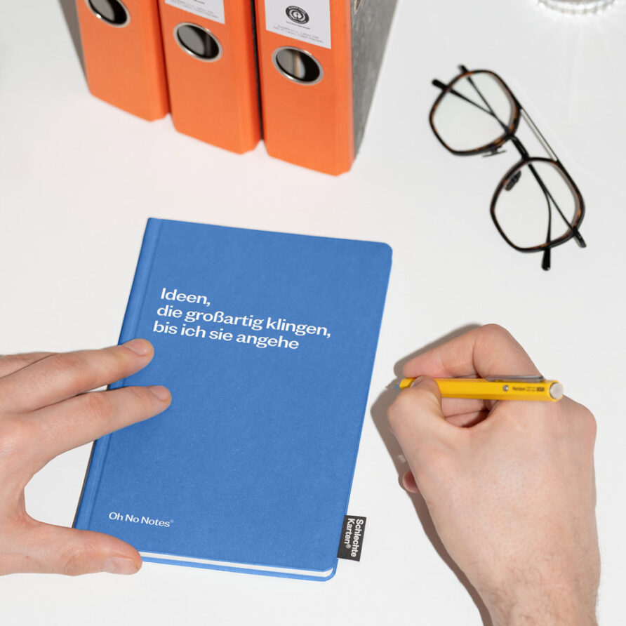 Oh No Notes Notizbuch hellblau / Großartige Ideen – Bild 5