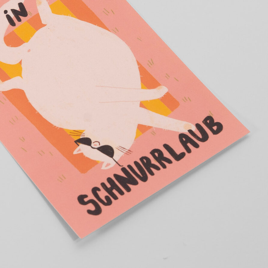 Postkarte Ab In Den Schnurrlaub – Bild 2