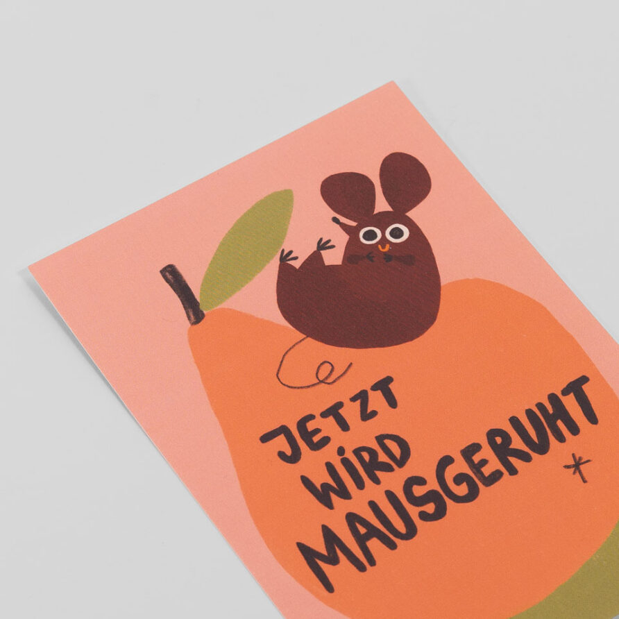 Postkarte Jetzt Wird Mausgeruht – Bild 2