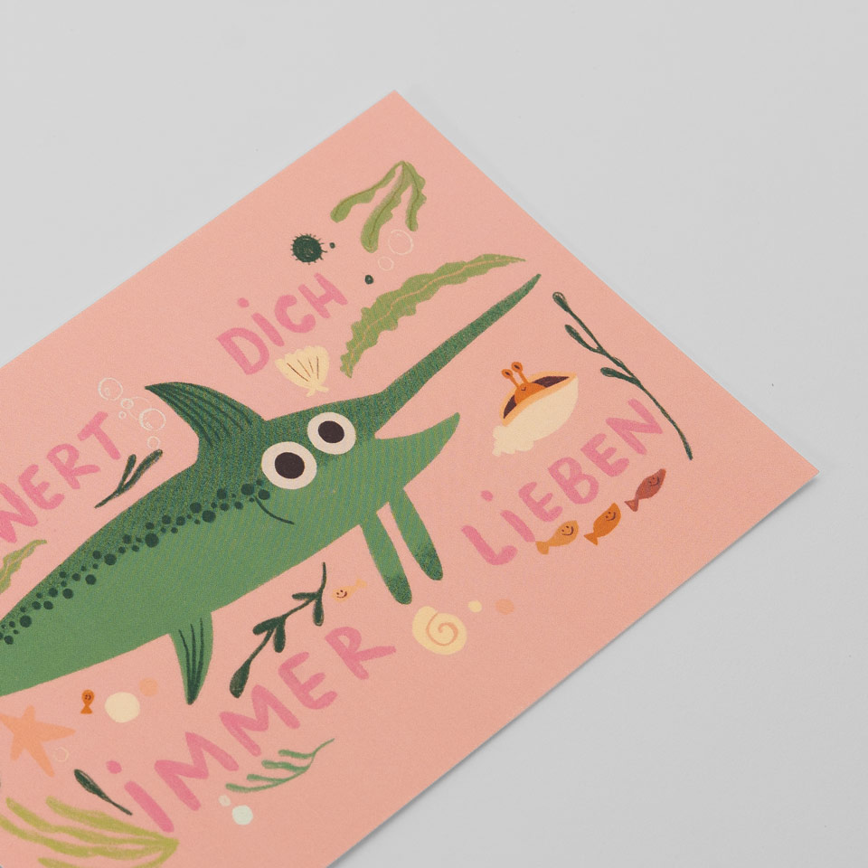 Postkarte Schwert Dich Immer Lieben – Bild 2