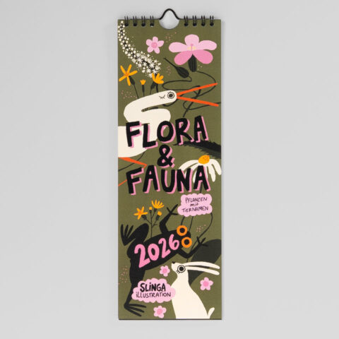 Flora & Fauna Wandkalender 2026