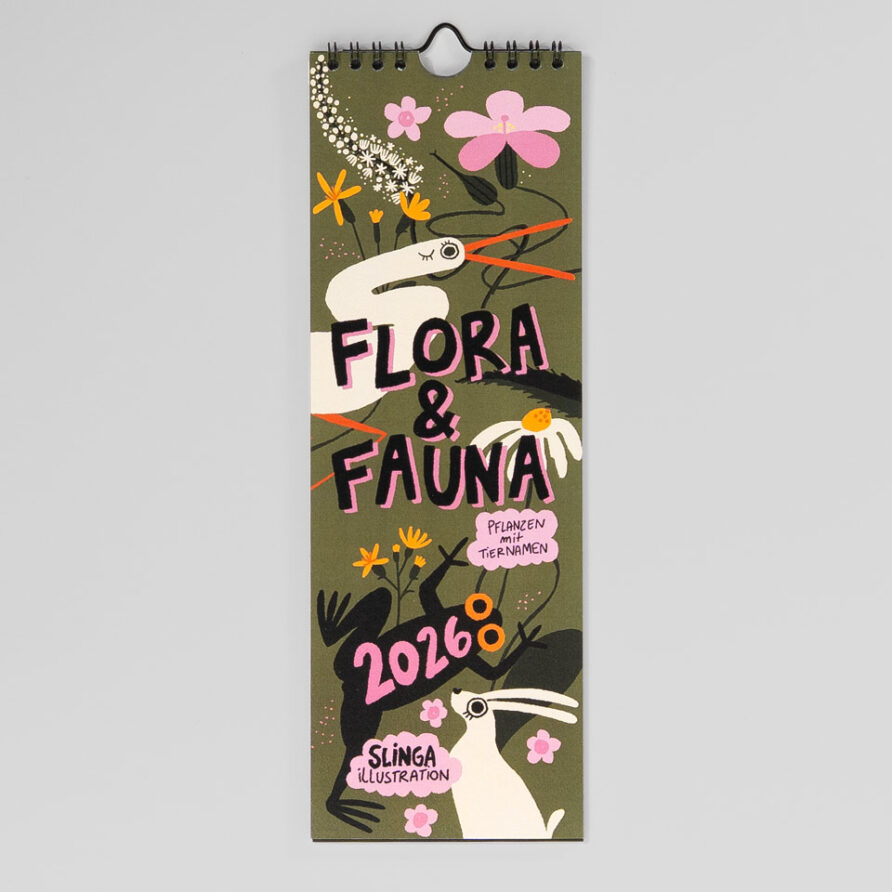 Flora & Fauna Wandkalender 2026