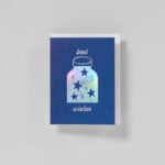 Minikarte Best Wishes Wunschglas