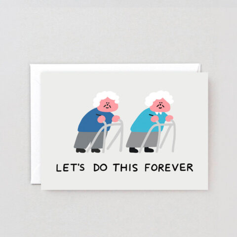 Grußkarte Let's Do This Forever